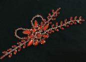 Crystal Brooch #BR-09-red