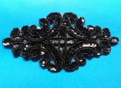 Sequin applique #SA-03-blk