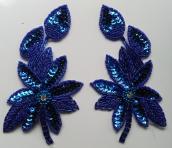 Sequin applique #SA-05-blue