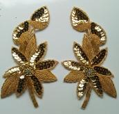 Sequin applique #SA-05-gld