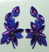 Sequin applique #SA-05-purple