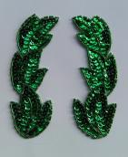 Sequin applique #SA-07-green